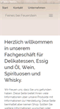 Mobile Screenshot of feinesbeifeuerstein.de